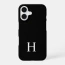 Search for elegant and modern iphone cases Black and white
