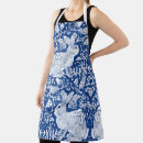 Search for blue bird aprons Blue and white