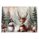 Search for snowman gift bags Deer