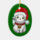 Search for lucky cat christmas tree decorations Kitty