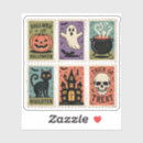 Search for vintage stamps stickers Spooky