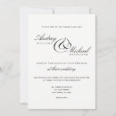 Search for black tie affair wedding invitations Simple