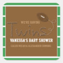 Search for baby shower for twins stickers Boy