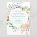 Search for pink and teal baby shower invitations Floral