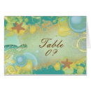 Search for placement table cards Number