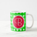 Search for white green polka dot mugs Red