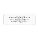 Search for silver monogram return address labels Monogrammed
