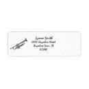 Search for wind return address labels Trumpet