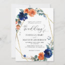 Search for burnt orange gold wedding invitations Trendy