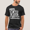 Search for pop man myth the legend tshirts Pops
