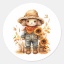 Search for cute scarecrow stickers Halloween