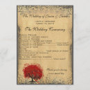 Search for parchment paper wedding programmes Bride