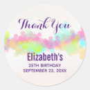 Search for watercolor splash stickers Thank you