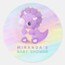 Search for cute purple dinosaur stickers For kids