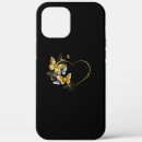 Search for golden butterfly iphone cases Black