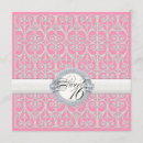 Search for pink and silver sweet 16 invitations 16th