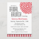 Search for floral stripes invitations Red