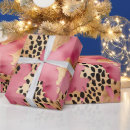Search for pink leopard wrapping paper Gold