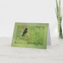 Search for blackbird cards Red winged blackbird