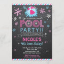 Search for chalkboard pool party invitations Girl