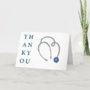 Search for doctor thank you cards Stethoscope