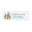 Search for polar bear return address labels Snowflake