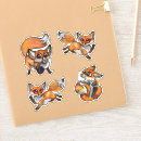 Search for kawaii fox stickers Woodland