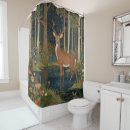 Search for deer hunting shower curtains Elk