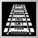 Search for train wreck posters Funny