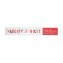 Search for nice return address labels Naughty or nice