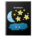 Search for moon and stars notebooks For kids