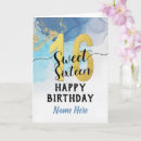 Search for sweet 16 birthday cards 16 years old