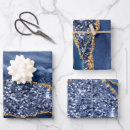 Search for blue glitter wrapping paper Agate marble