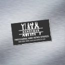 Search for home repair business cards Black and white