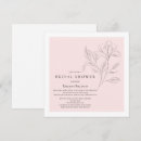 Search for white floral bridal shower invitations Simple
