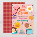 Search for rise and shine invitations Girl