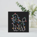 Search for poodle christmas cards Snow