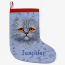 Search for fluffy christmas stockings Kitty