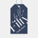 Search for navy blue gift tags Typography