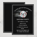 Search for dad birthday invitations Black