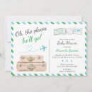Search for airplane baby boy shower invitations Around the world