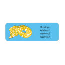Search for snake return address labels Python