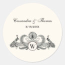 Search for vintage monogram stickers Crest