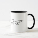 Search for shark silhouette mugs Swimming