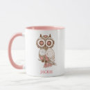 Search for whimsical owl mugs Cartoon