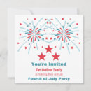 Search for fireworks square invitations Stars
