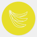 Search for yellow banana stickers Go bananas