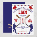 Search for sport 1st birthday invitations Little slugger