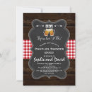 Search for beer 4x6 invitations Couples shower