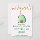 Search for avocado birthday invitations Cute